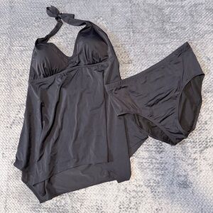 Swimsuits For All Tropiculture Tankini Two Piece Swimsuit size 20